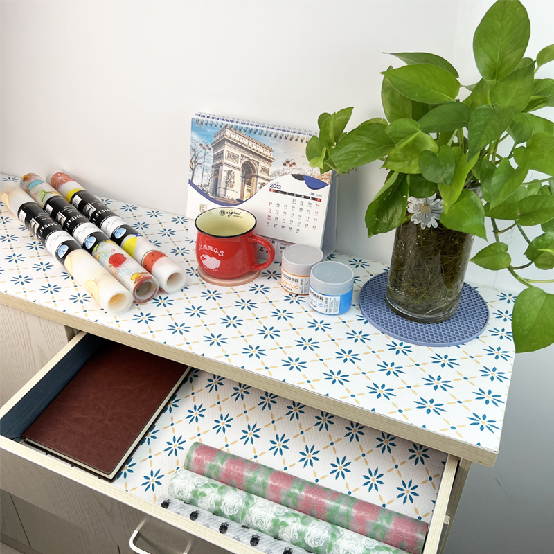 China Printing Shelf Liners for Kitchen NonAdhesive Shelf