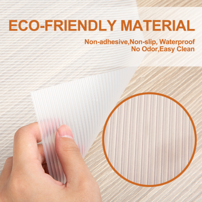 Clear Ecofriendly Food Grade Non-slip Mat Drawer Shelf Liner